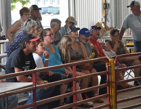 Spectators at the fair